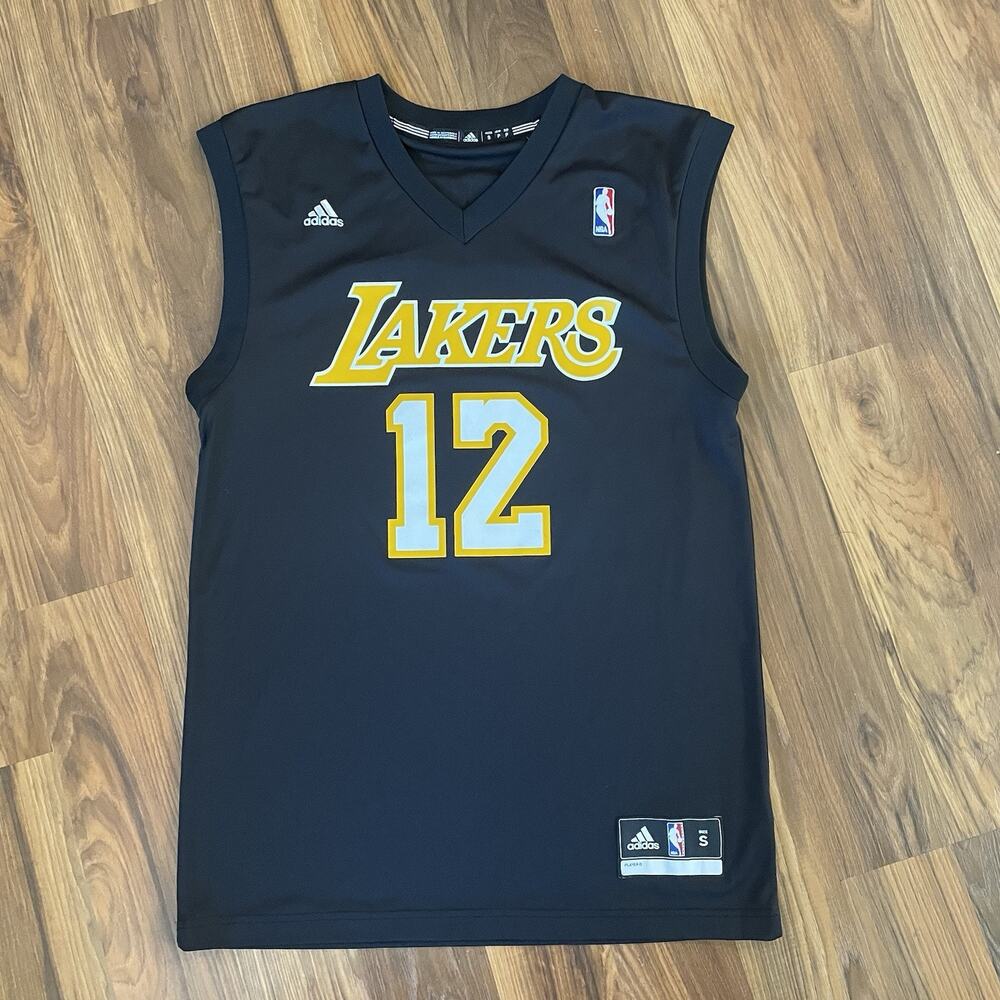 Adidas Men’s Small NBA Los Angeles Lakers Dwight Howard #12 Jersey 7818A - Black